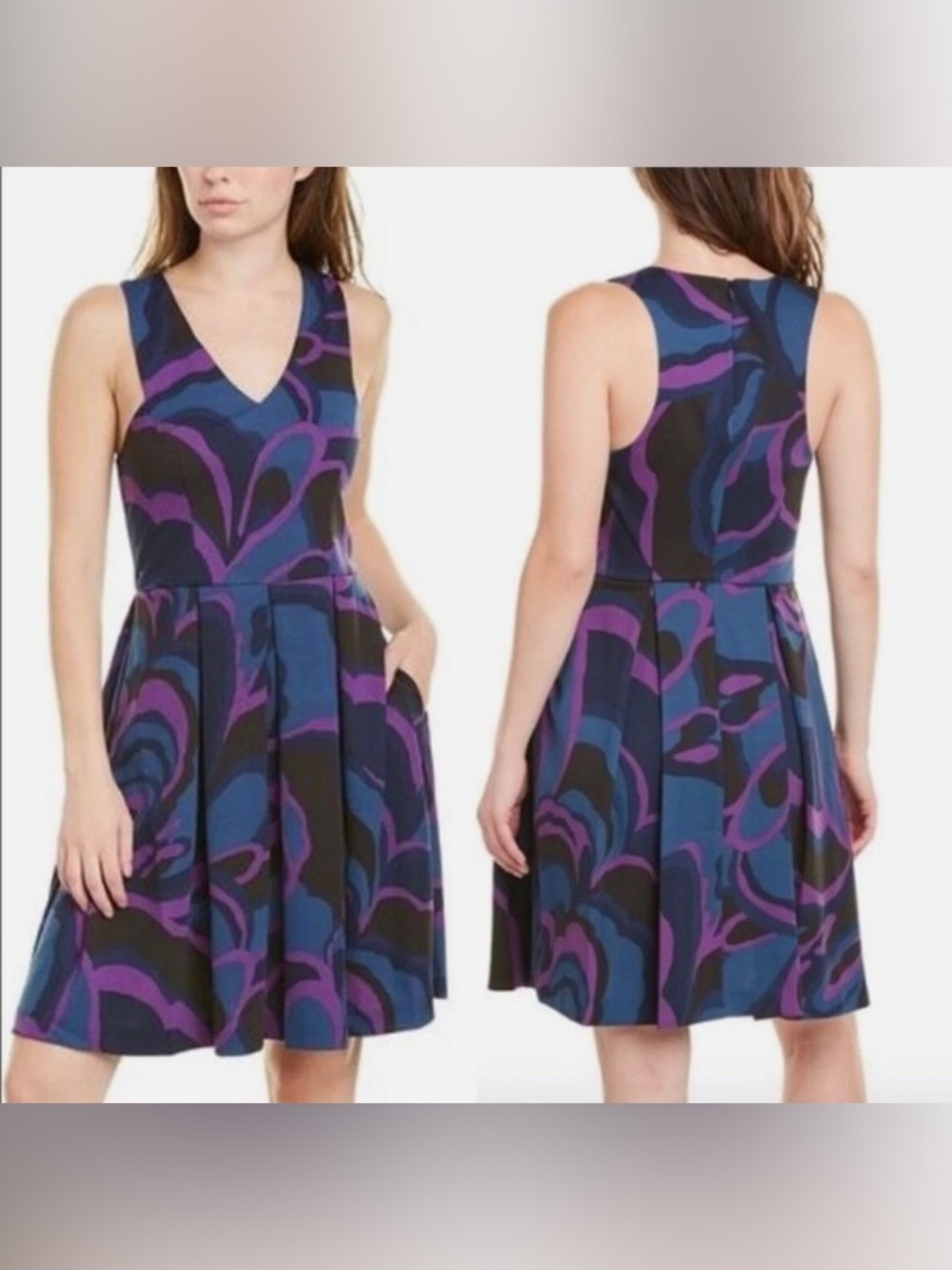 Trina Turk Marcia Fit & Flare Dress size 10